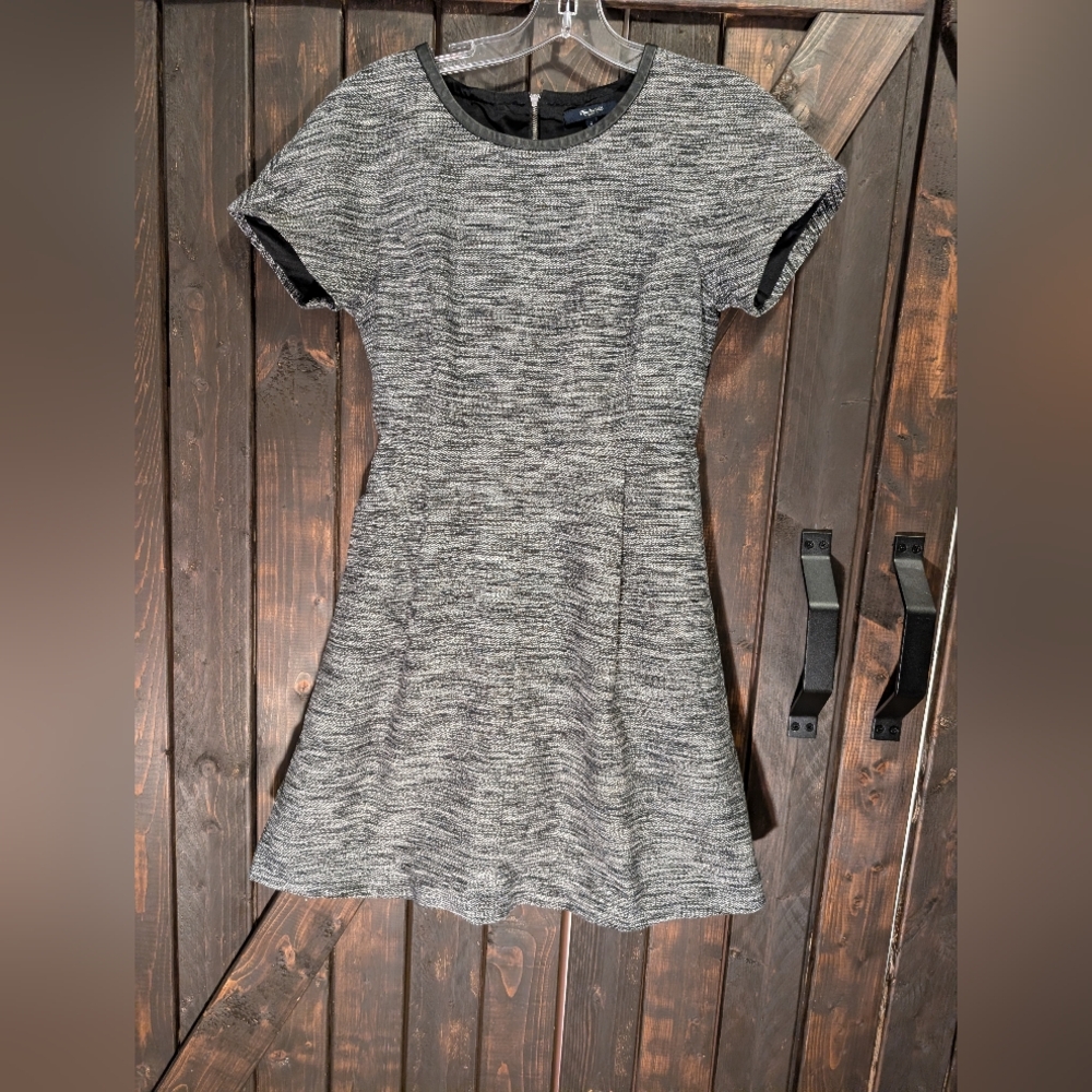 Madewell Gray Short Sleeve Dress, Size 2